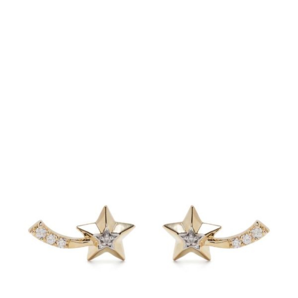 Adina Reyter 14k Yellow Gold Shooting Star Stud Earrings